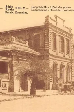 Oferta limitowana Congo Belge Leopoldstad Hotel der Posterijen Postkantoor Leopoldville Hotel des postes België Afrika HC39601