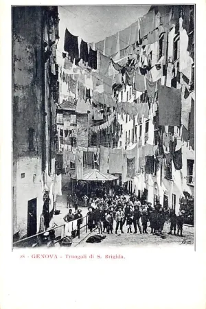 Italië Genova Truogoli di S. Brigida Italia Europa HC39482 Oferta limitowana