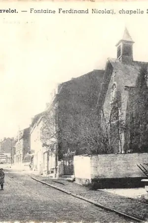België Stavelot Fontaine Ferdinand Nicolaij chapelle St-Roch et Rue Neuve Europa HC39395 Kup teraz