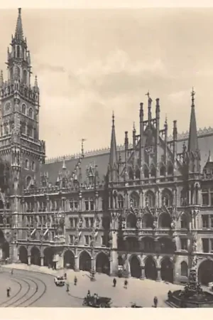 Promocja Duitsland München Rathaus Tram Deutschland Europa HC38845