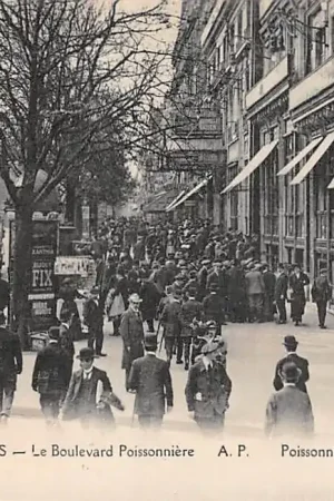 Oferta Frankrijk Paris Le Boulevard Poissonniere Auto France Europa HC38832