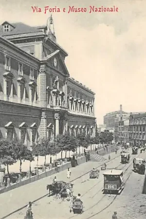 Oferta limitowana Italië Napoli Via Foria e Museo Nazionale Tram Italia Europa HC38722