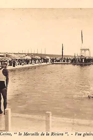 Oferta Frankrijk Cannes Palm Beach Casino la Merveille de la Riviera Vue generale de la Piscine Olympique Zwembad France Europa HC38713