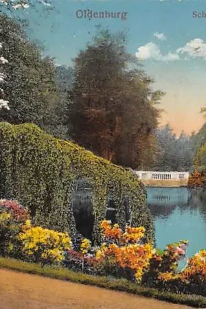 Duitsland Oldenburg i. O. Schwanenteich im Schlossgarten Deutschland Europa HC38022 Darmowa dostawa