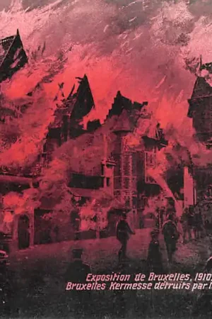 Zamów teraz België Brussel Exposition de Bruxelles 1910 Kermesse derruits par le feu Dimanche le 14 Aout Europa HC38017