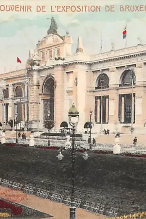 Oryginalny België Brussel Exposition de Bruxelles 1910 Souvenir Europa HC38013