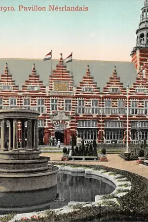 België Brussel Exposition de Bruxelles 1910 Pavillon Neerlandais Europa HC38009 Wysoka jakość