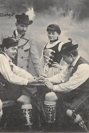 Oryginalny Duitsland Konzert u. Sanger Gesellschaft Gebirgsecho Herm. Plink Muziek Theater Deutschland Europa HC37978