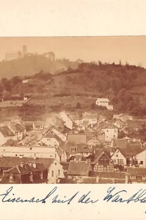Duitsland Eisenach bei der Wartburg Fotokaart Deutschland Europa HC37842 Ekspresowa dostawa