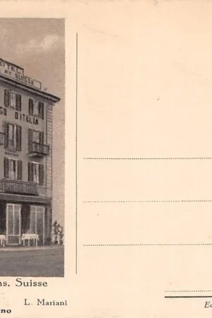 Oferta Italië Stresa Reclame Hotel d'Italie et Pension Suisse Italia Europa HC37820