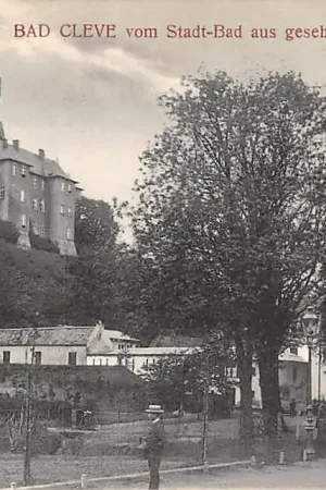 Duitsland Kleve Bad Cleve vom Stadt aus gesehen Deutschland Europa HC37753 Bezpieczna płatność