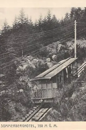 Duitsland Wildbad Bergbahn mit Sommerberghotel Deutschland Europa HC37462 Oryginalny