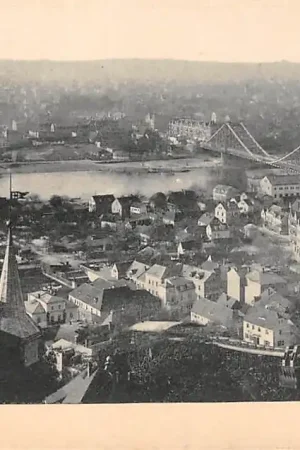 Duitsland Loschwitz - Blasewitz Dresden Blick von der Schewbebahn Deutschland Europa HC37446 Tylko dziś