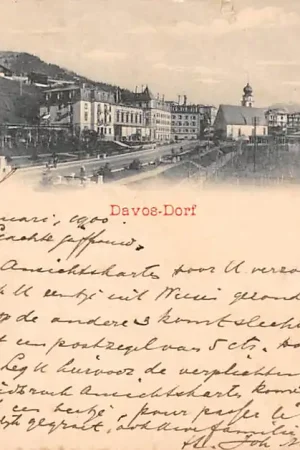 Zwitserland Davos - Dorf 1900 Schweiz Suisse Switzerland Europa HC37304 Tani