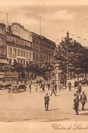 Ekspresowa dostawa Duitsland Berlin Unter d. Linden m. Kanzler-Ecke Bus Deutschland Europa HC36382