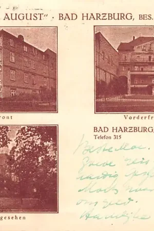 Duitsland Bad Harzburg Hotel Ernst August 1934 Deutschland Europa HC36121 Autentyczny