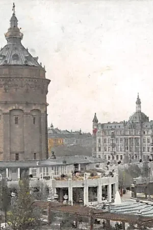 Duitsland Mannheim 1907 Wasserturm 1907 Deutschland Europa HC35909 Ekspresowa dostawa