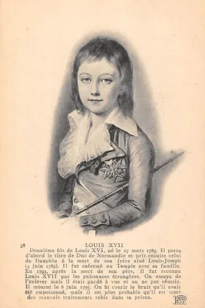 Zamów teraz Frankrijk Dauphin Louis XVII 1875-1795 Koningshuis France Europa HC35819