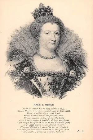 Frankrijk Marie de Medicis Reine de France epousa Henri V Politiek Koningshuis Europa HC35817 Nowość