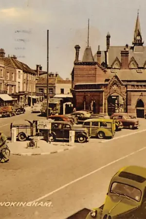 Engeland Wokingham Market Place Auto England Europa HC35901 Promocja