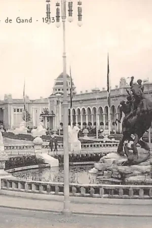 België Gent Exposition Universelle de Gand 1913 La Cour d'honneur Europa HC35866 Ostatnia szansa