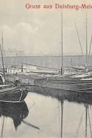 Duitsland Duisburg - Meiderich Partie am Sudhafen Binnenvaart schepen Scheepvaart Haven Deutschland Europa HC35736 Kup teraz