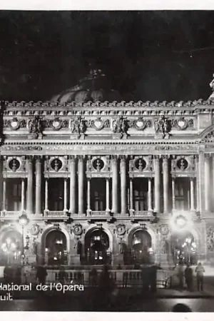 Zwrot pieniędzy Frankrijk Paris Theatre National de l. Opera Vue de nuit France Europa HC35648