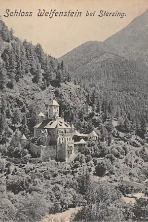 Italië Schloss Welfenstein bei Sterzing Vipiteno 1906 Kasteel Italia Europa HC35293 Darmowa dostawa