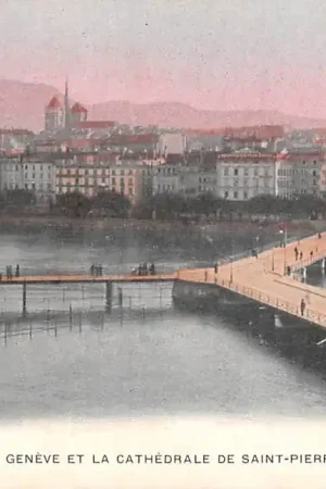 Tylko dziś Zwitserland Genève et la Chatedrale de Saint-Pierre Schweiz Suisse Switzerland Europa HC35169