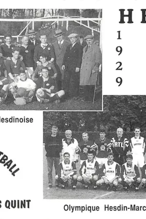 Tylko dziś Frankrijk Hesdin 70 ans de Football dans la Cite de Charles Quint 1929 - 1999 Voetbal Soccer Sport France Europa HC35115
