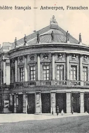 België Antwerpen Franschen schouwburg Anvers Theatre Français Europa Amsterdam Stempels W.P. Huisman Javastraat 82 HC35083 Autentyczny