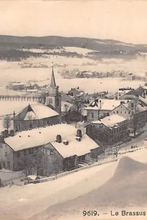 Zwitserland Le Brassus en hiver Vallee de Joux 1910 Schweiz Suisse Switzerland Europa HC35024 Kup teraz