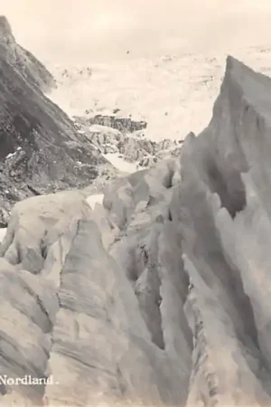 Noorwegen Paa Fondalsbraeen Svartisen Nordland Fotokaart Norway Europa HC34979 Tylko dziś