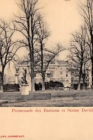 Bezpieczna płatność Zwitserland Geneve Promenade des Bastions et Statue David Schweiz Suisse Switzerland Europa HC34927