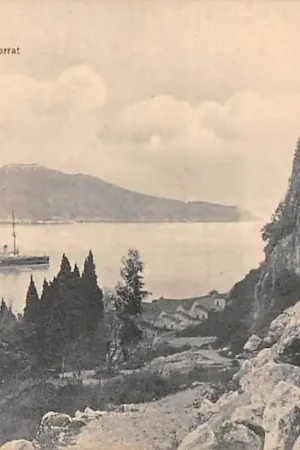 Frankrijk Villefranche Vue sur le Cap Ferrat Schepen Marine Europa HC34883 Bezpieczna płatność