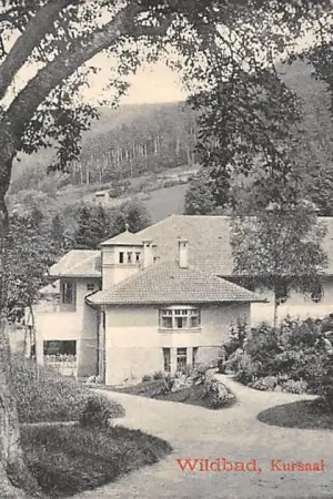 Autentyczny Duitsland Wildbad Kursaal Calw Schwarzwald Deutschland Europa HC34833