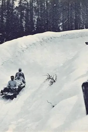 Autentyczny Zwitserland Schweiz St. Moritz Bobsleeen Bobsleigh SportSuisse Switzerland Europa HC34791