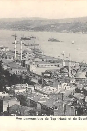 Turkije Constantinople Vue Panoramique de Top-Hane et du Bosphore Istanbul Türkiye Europa HC34709 Kup teraz