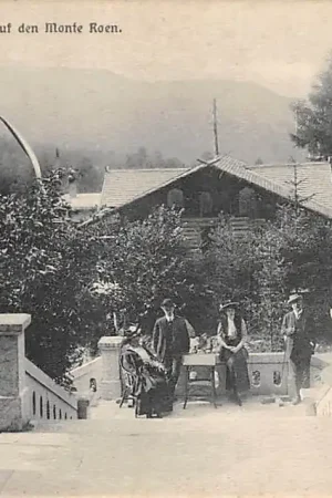 Italië Mendola Mendl Mendel Tirol Hotel Penegal Blick auf den Monte Roen Italia Europa HC34698 Oferta