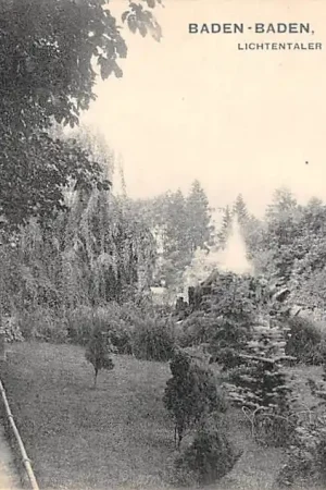 Wysoka jakość Duitsland Baden-Baden Lichtentaler Allee 1907 Deutschland Europa HC34690