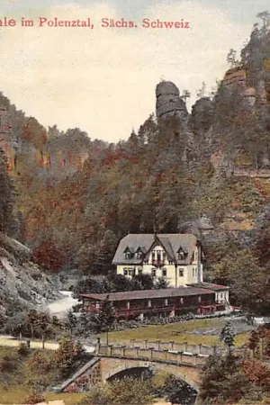 Zwitserland Walterdorfer Muhle im Polentzal Sachs Schweiz 1907 Switzerland Molen Europa HC34514 Najlepsza cena