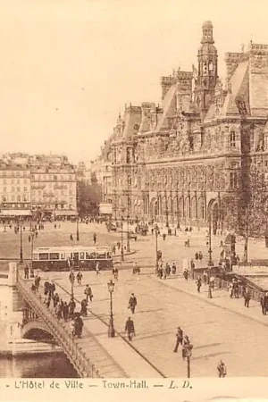 Frankrijk Paris L'Hotel de Ville Tram Europa HC34426 Premium