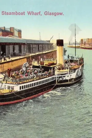 Schotland Scotland Glasgow Broomielaw Passenger Steamboat Wharf Schepen Scheepvaart UK Europa HC34361 Oferta limitowana