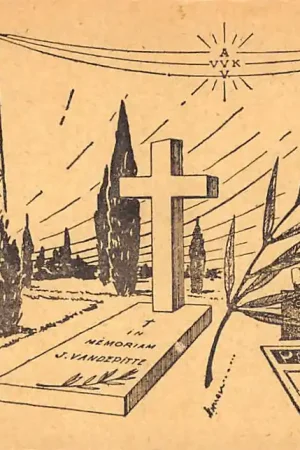 Zwrot pieniędzy België 1928 Radiopionier J. Vandepitte Herdenkingskaart Grondlegger van het Radio-bedrijf in Vlaanderen Europa HC34317