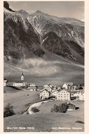 Oryginalny Zwitserland Galtur Tirol Schweiz Suisse Switzerland Europa HC34298