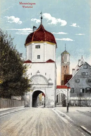 Zwrot pieniędzy Duitsland Memmingen Westertor Deutschland Europa HC34255