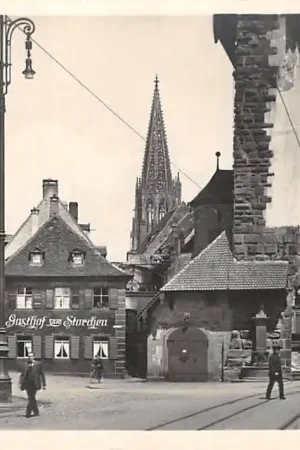 Duitsland Freiburg i. Br. Schwabentorplatz Deutschland Europa HC34250 Wyprzedaż