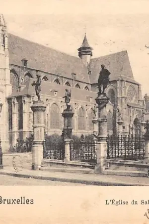 België Brussel Bruxelles Onze-Lieve-Vrouwe-ter-Zavelkerk L'Eglise du Sablon 1900 Europa HC34138 Bezpieczna płatność