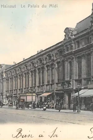 Premium België Brussel Bruxelles Boulevard du Hainaut Le Palais du Midi Tram 1904 Europa HC34137