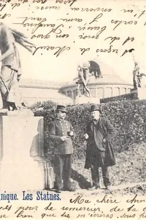 Oryginalny België Brussel Bruxelles Jardin Botanique Les Statues 1903 Europa HC34129